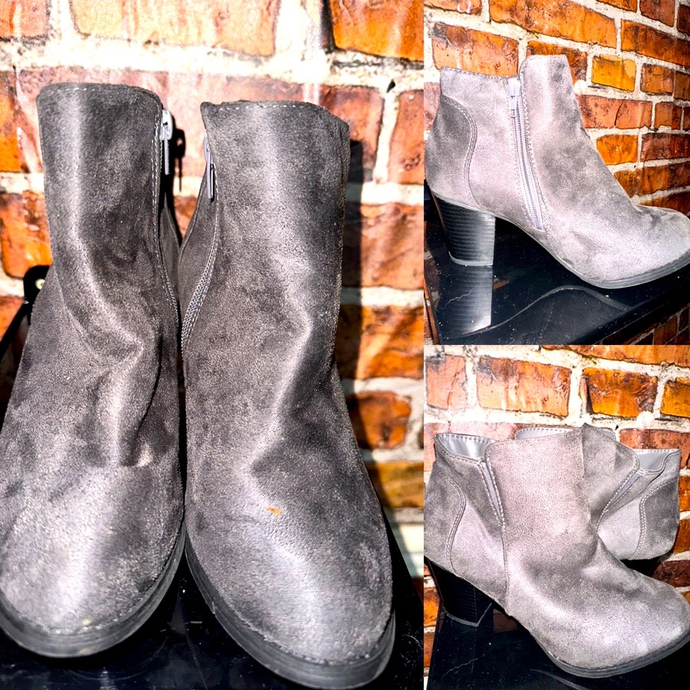 Charles, Albert Grey, suede material size 7 ankle boots